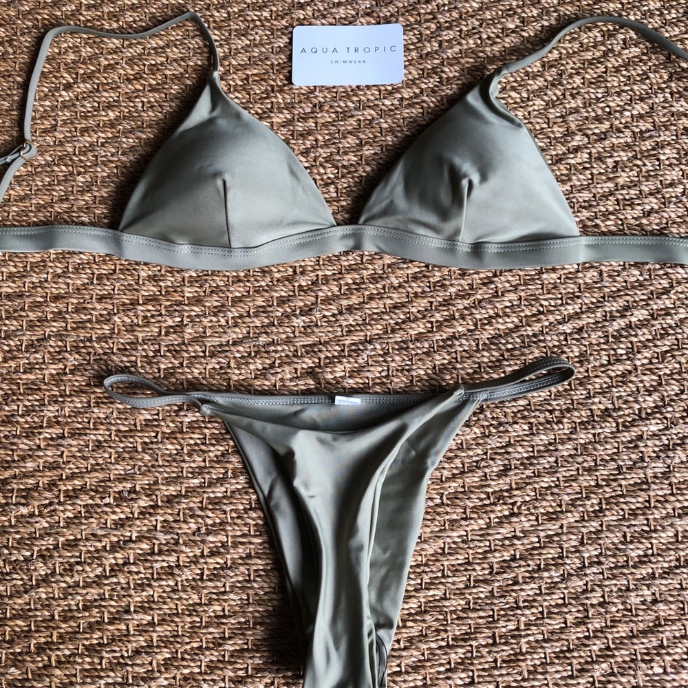 Aqua Tropic light green bikini